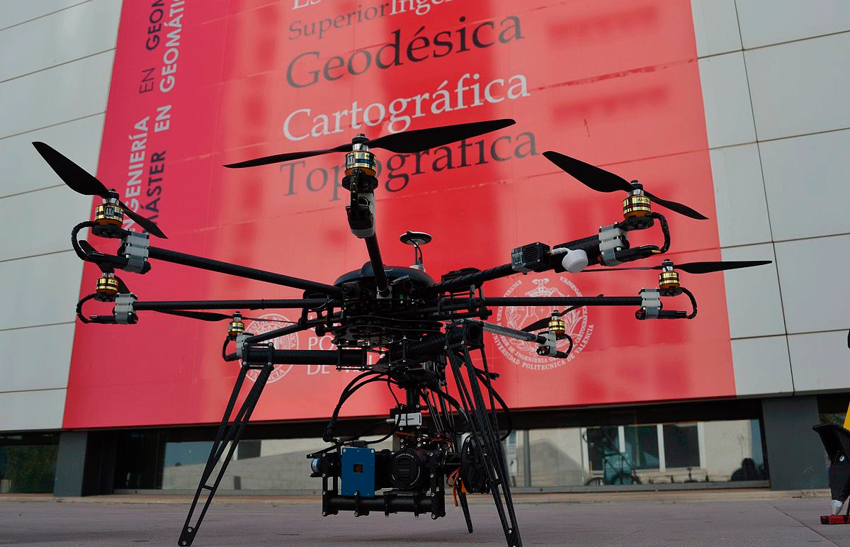 El uso científico de drones en geomática será “una herramienta imprescindible” en el futuro