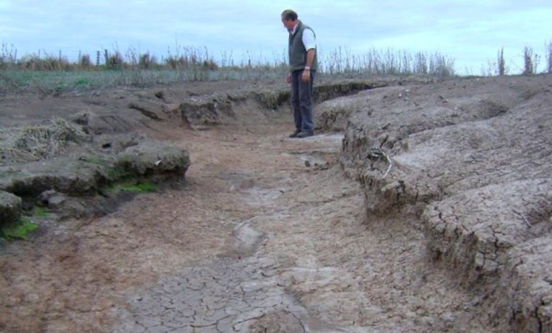 La erosión hídrica afecta a casi la mitad del territorio santafesino