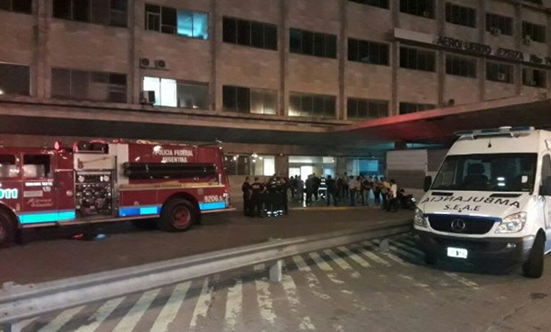 Tras incendio en Ezeiza, desviaron vuelos para el aeropuerto de Fisherton