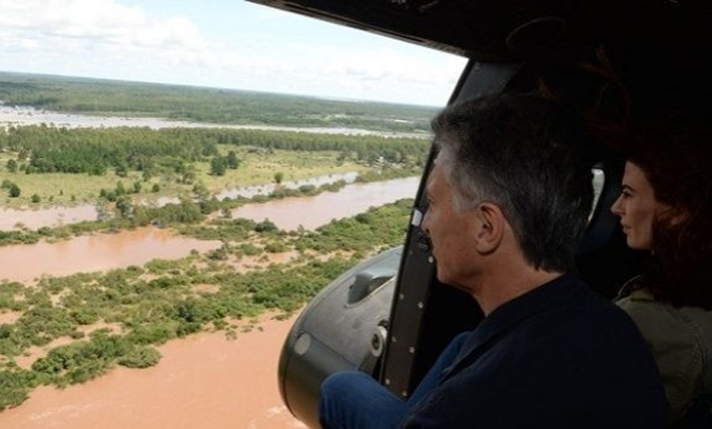 Macri visitará las zonas afectadas por las inundaciones en Tucumán