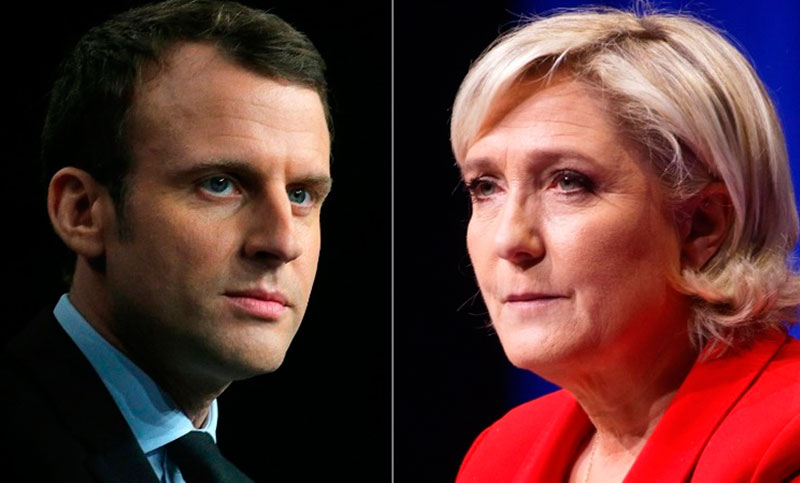 Le Pen le gana la delantera a Macron en la nueva campaña