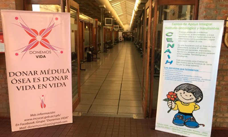 El distrito Centro fue sede de una nueva jornada de donación de médula ósea