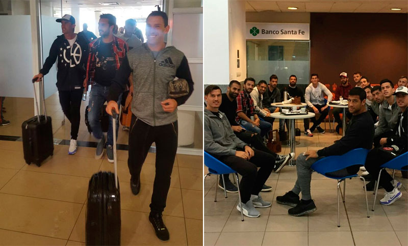 Newell’s llegó a Mar del Plata sin la ropa oficial, en apoyo a los empleados del club