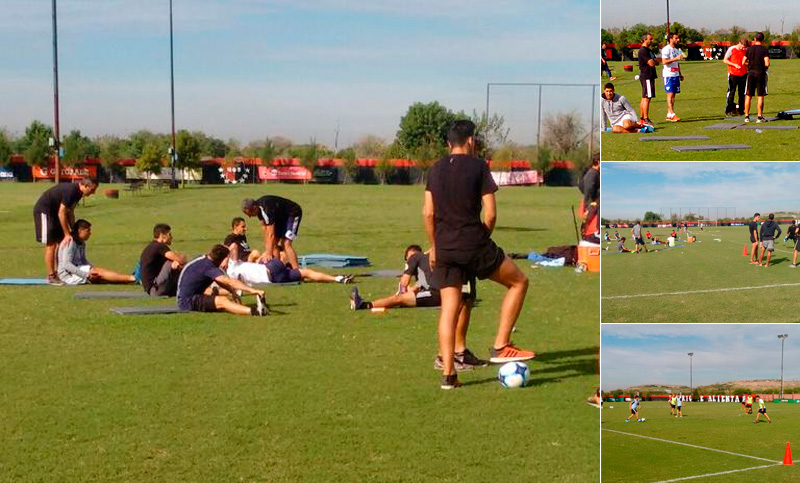 Newell’s entrenó sin la ropa oficial en apoyo a los empleados del club