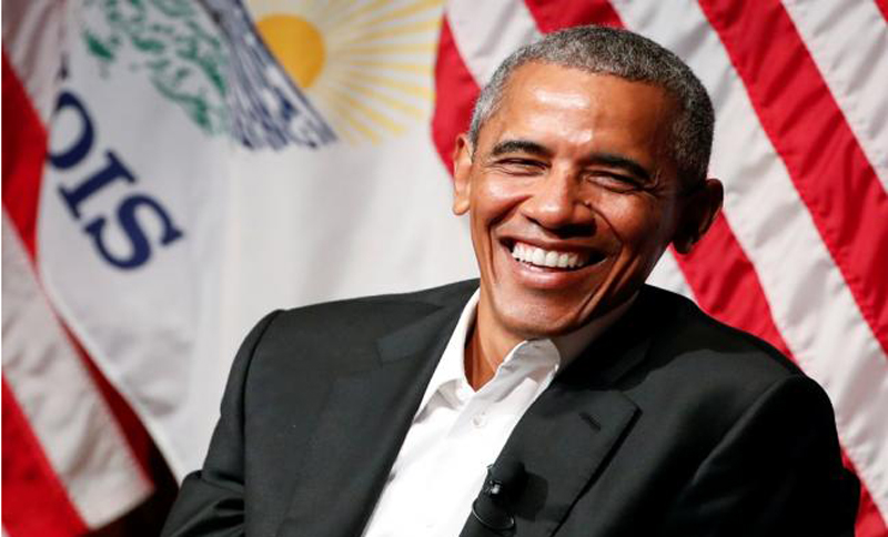 Obama lamentó división en EE.UU. en su primera aparición pública en la era Trump