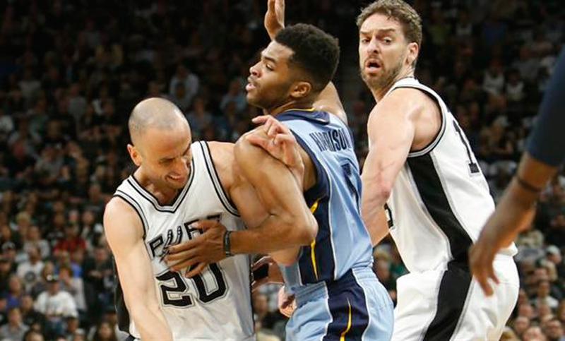 NBA playoffs: Spurs saca ventaja de 2-0 ante Grizzlies