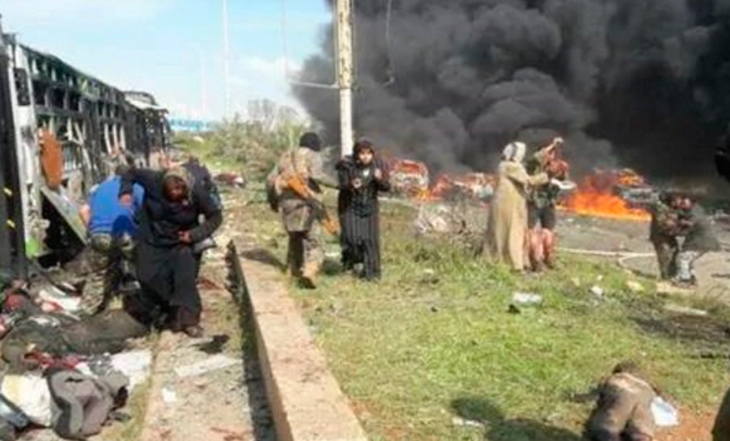 Siria: ya son más de 110 los muertos por atentado contra micros con evacuados