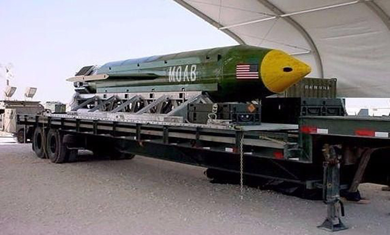 La «súper bomba» que lanzó EE.UU. mató a 36 yihadistas en Afganistán