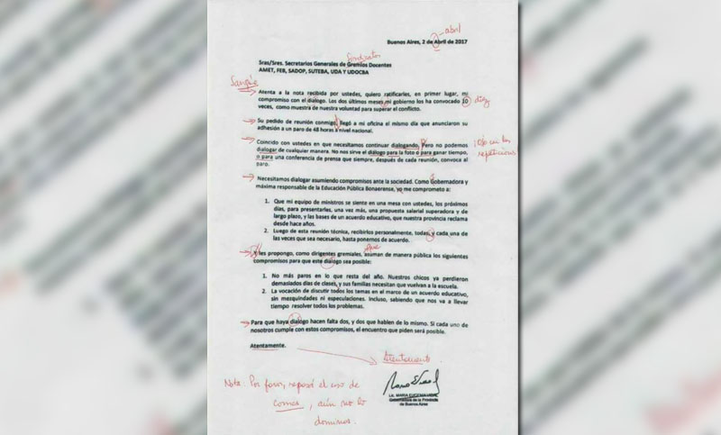 Otro escenario en el conflicto entre Vidal y los docentes