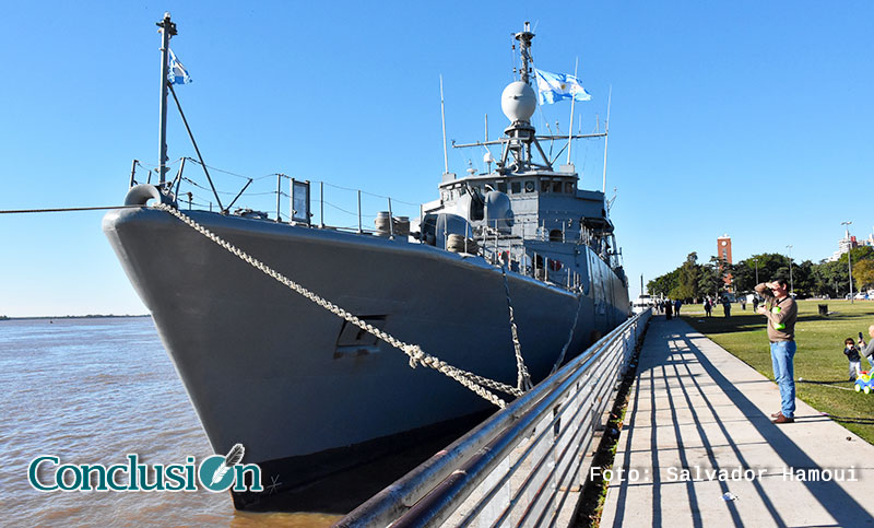 Corbeta de la Armada Argentina en Rosario: Conclusión recorrió el interior