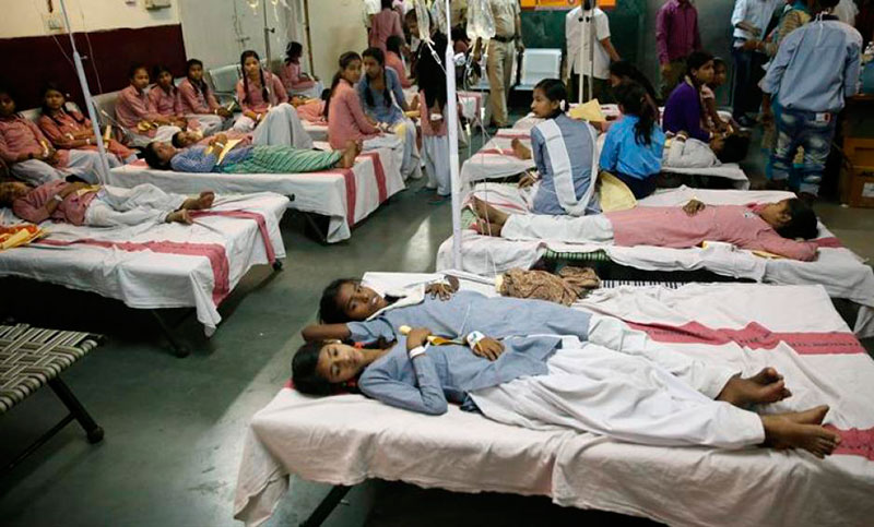Al menos 200 estudiantes hospitalizadas en India tras una fuga de gas