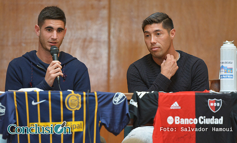 Por un clásico sin violencia jugadores de Newell´s y Rosario Central dieron una charla