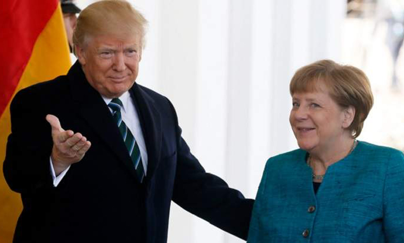 Donald Trump responde a Merkel y sube la tensión entre EEUU y Alemania