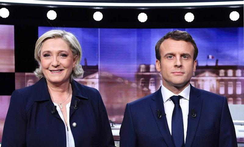 Califican como «muy revelador» el debate entre Le Pen y Macron