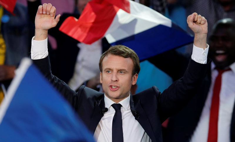 Según boca de urna, Macron venció a Le Pen por un amplio margen