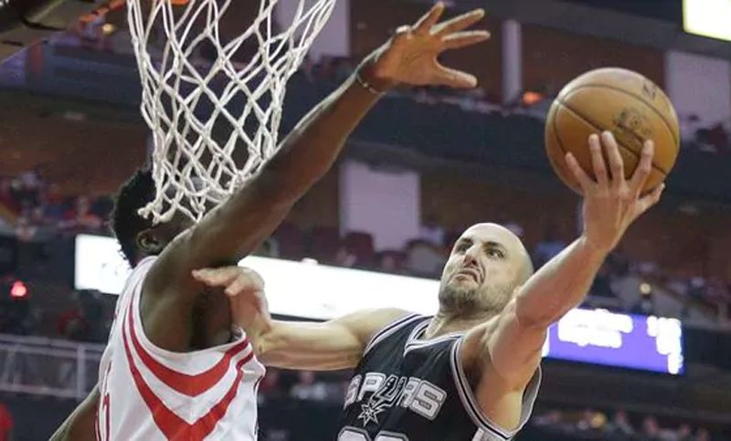 Ginóbili aportó, pero los Spurs no pudieron con Houston