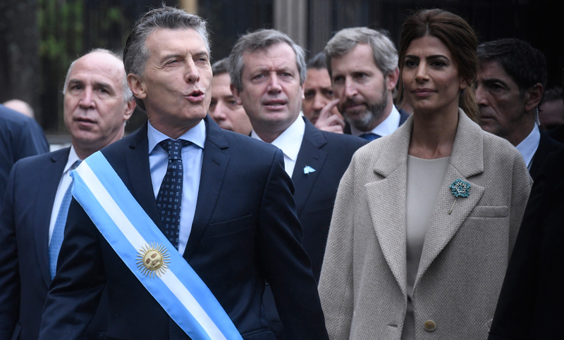 El presidente Macri encabezó el tedeum junto a su mujer y toda el Gabinete