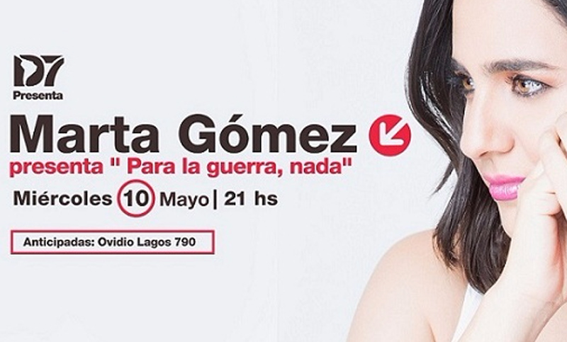 Esta noche se presenta Marta Gómez en Distrito Siete