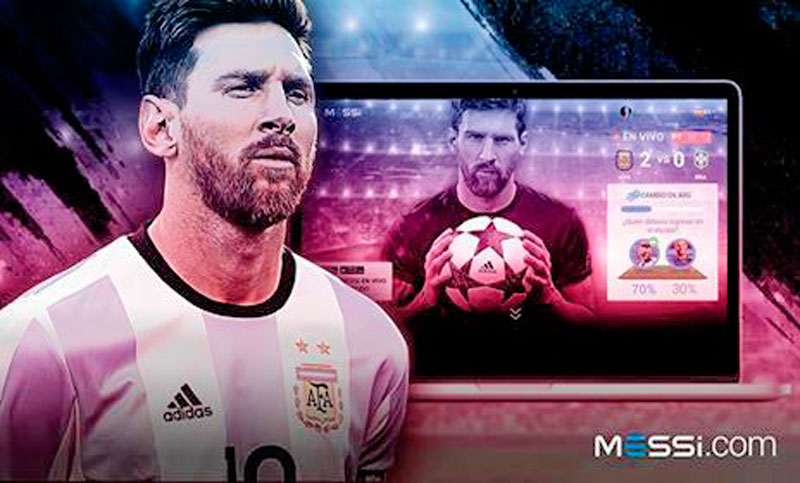 El rosarino Lionel Messi lanzó su propia plataforma digital