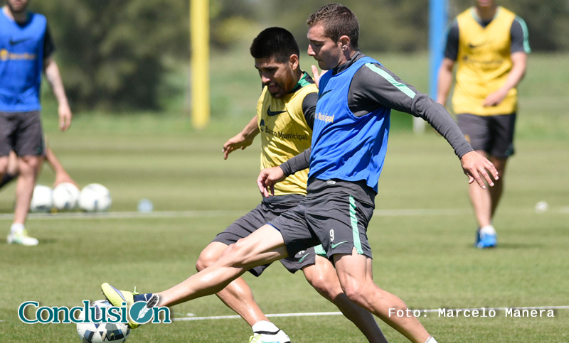 Ruben entrenó con los titulares y se perfila para estar contra Racing