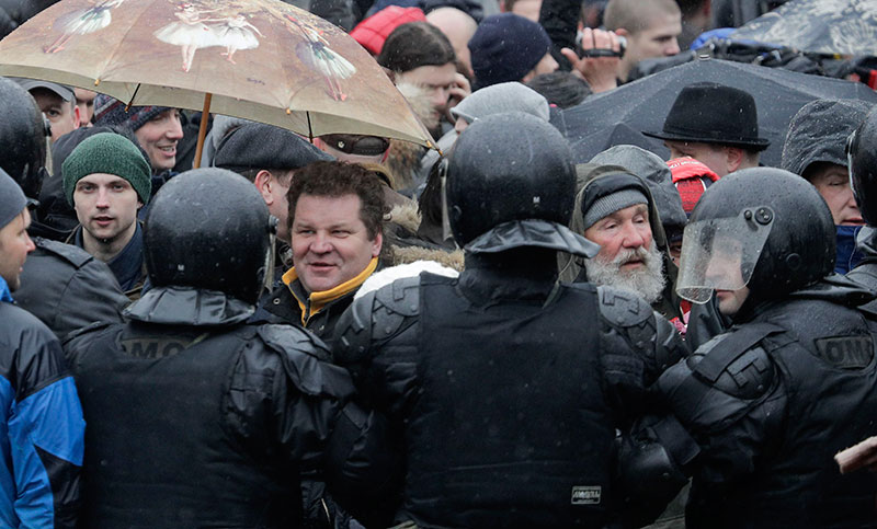 Cientos de personas protestaron contra el gobierno de Putin en Moscú