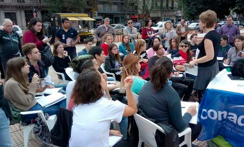 Los universitarios estarán de paro toda la semana que viene