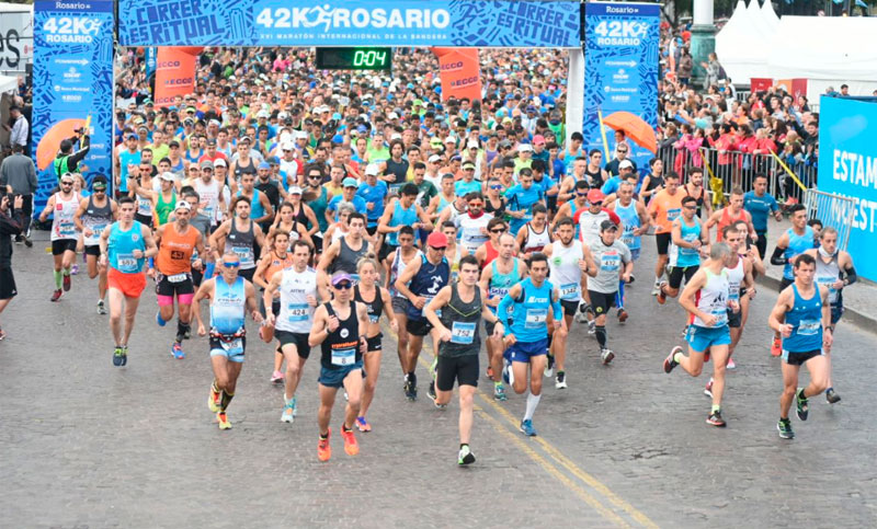 Rosario vibró con una nueva edición del Maratón Internacional de la Bandera