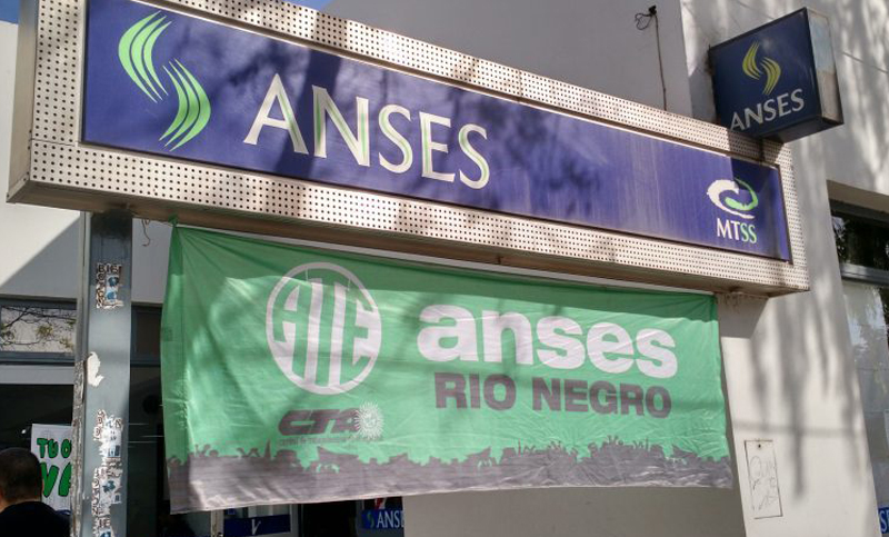ATE anunció un plan de lucha y paro en las delegaciones de Anses en Río Negro