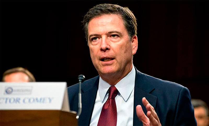 Con EEUU en vilo, el ex jefe del FBI declara sobre Trump y el Rusiagate