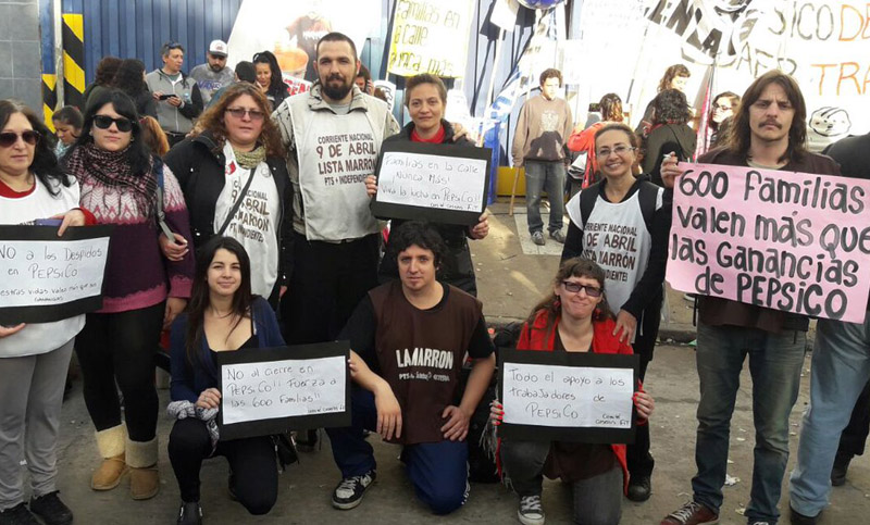Trabajadores de PepsiCo tomaron planta para defender sus puestos de trabajo