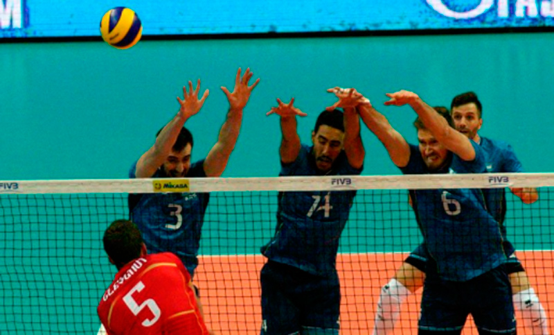 Argentina cayó 3 a 0 ante Francia por la Liga Mundial de vóley