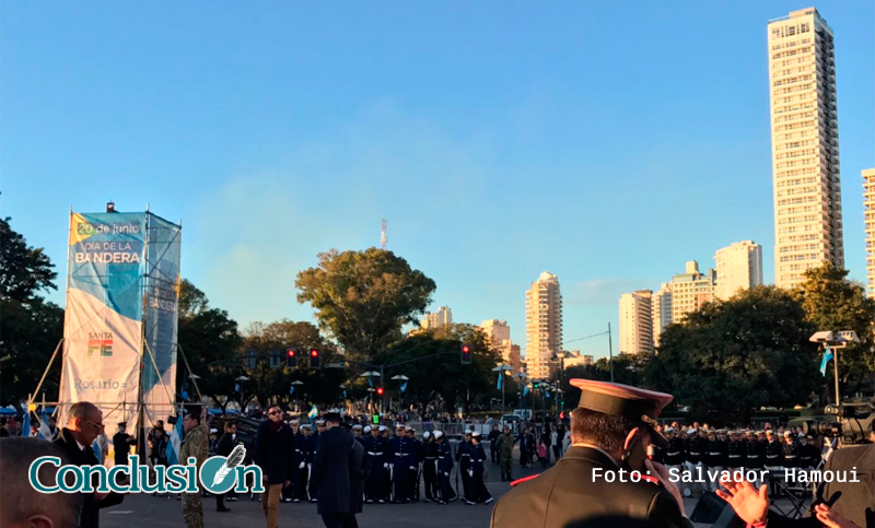 Más de 100.000 personas participaron de los festejos del Día de la Bandera