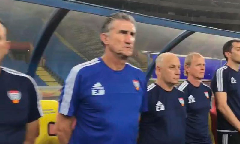 El Patón Bauza debutó en Emiratos Árabes con una goleada