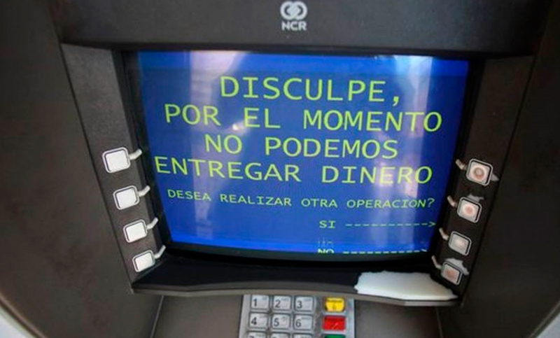 Varios cajeros suspenderán sus servicio el próximo domingo