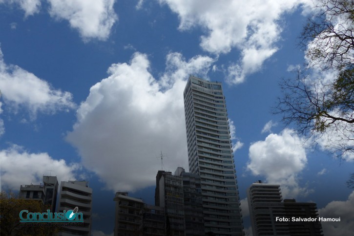 Domingo nublado en la ciudad, con una temperatura que llegará a los 26º