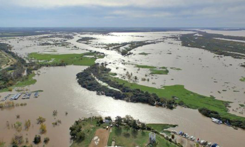 Evacúan a 237 familias en Entre Ríos por crecida del río Uruguay