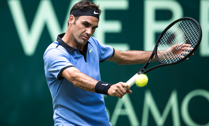 Halle: Federer venció al alemán Mayer y avanzó a las semifinales