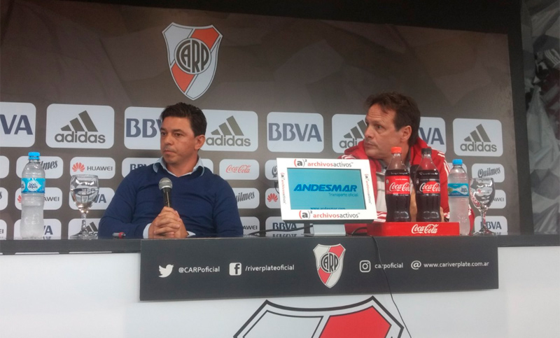 Gallardo: “Queremos llevar tranquilidad al hincha de River”