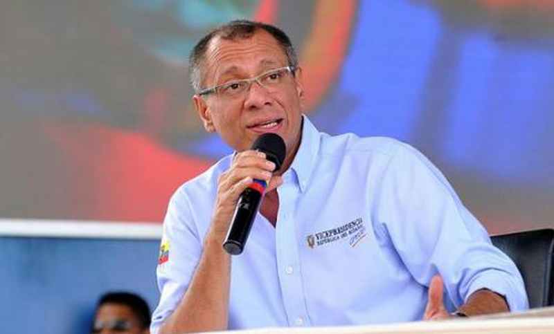 La oposición ecuatoriana presentó pedido de juicio político contra el vicepresidente