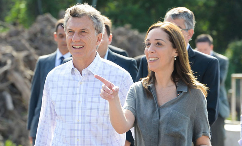 Nueva protesta durante la visita de Macri y Vidal a Luján