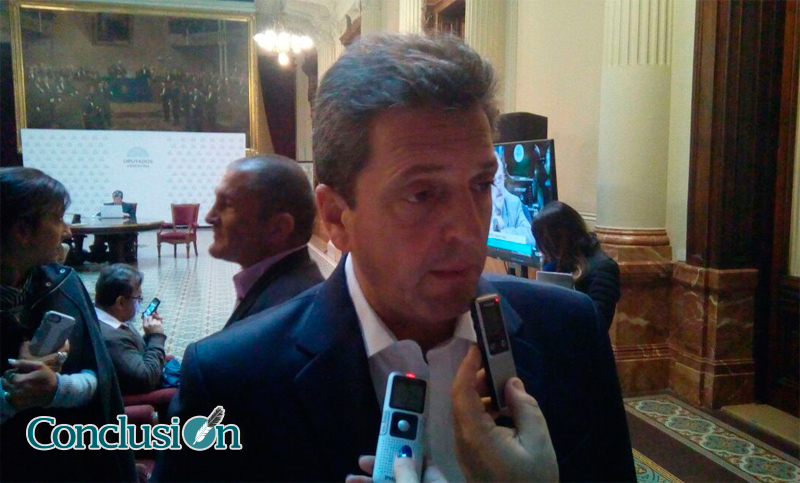 Massa: “Sólo la venta de trabajo argentino nos va a permitir crecer y no pedir más plata prestada”