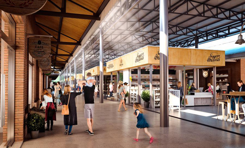 Firman convenios y contratos con los locatarios del Mercado del Patio