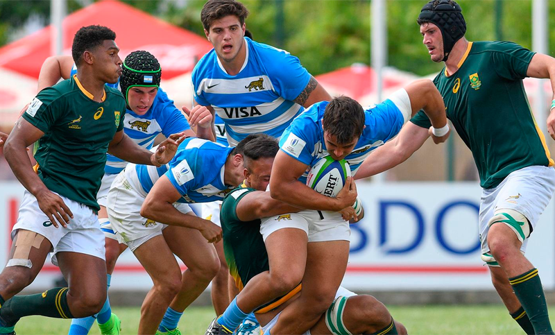 Los Pumitas sufrieron una categórica derrota ante Sudáfrica