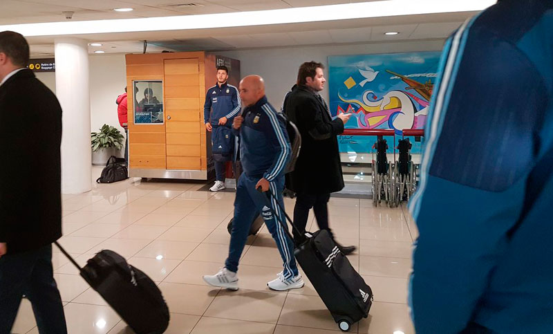 La selección ya está en Melbourne con Jorge Sampaoli a la cabeza
