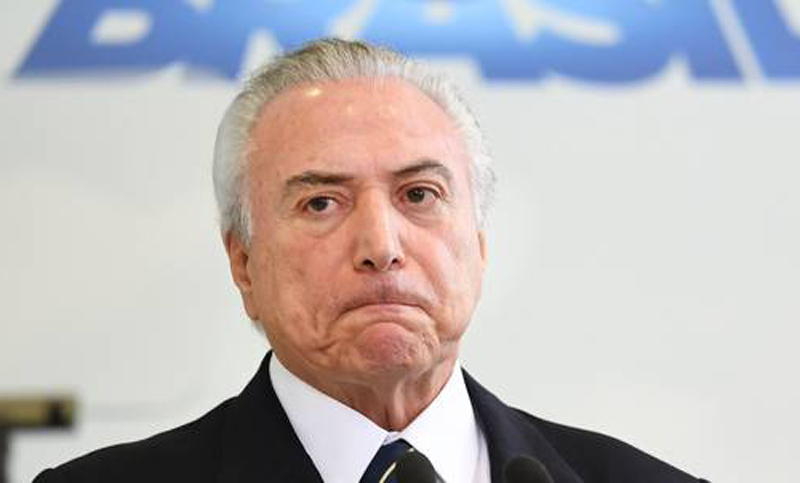 Temer enfrentará un juicio por corrupción que lo puede sacar de su cargo