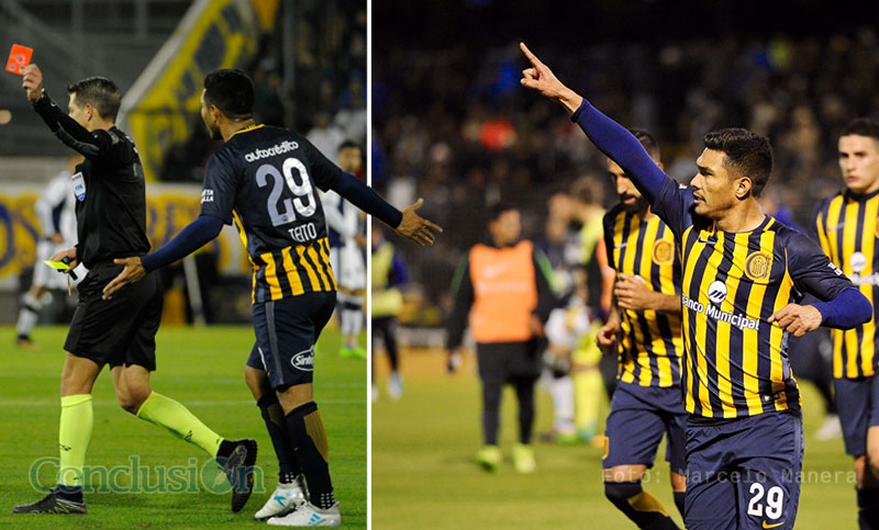 Teo, gol y expulsión: pobre imagen del colombiano en su despedida