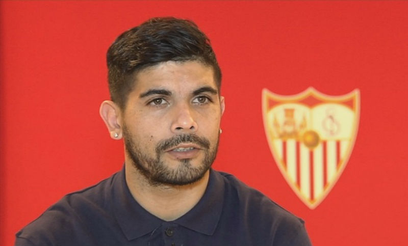 Banega fue presentado como refuerzo de Sevilla
