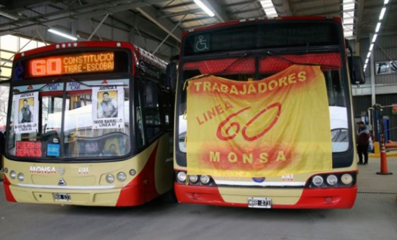 Trabajo dictó la conciliación obligatoria y la línea 60 vuelve a circular