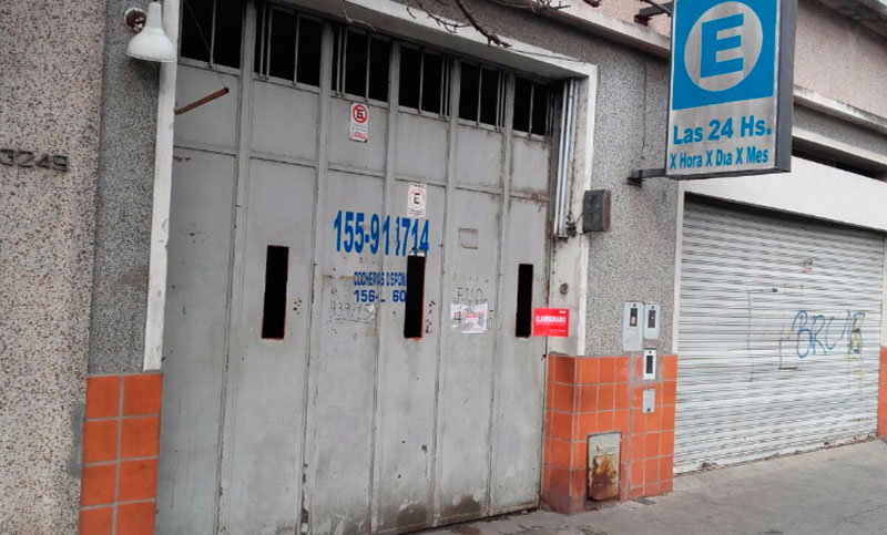 Reimplantaron la clausura de un estacionamiento de autos