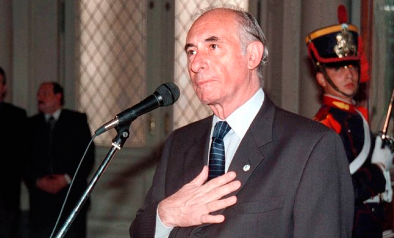 De la Rúa no pagará Ganancias por su jubilación de privilegio